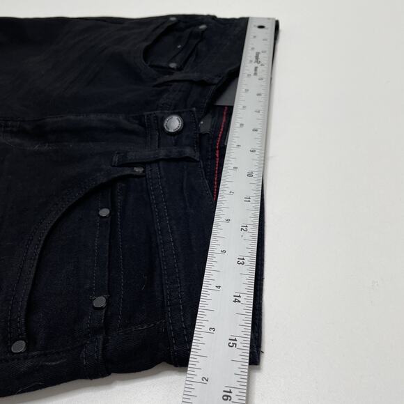 Steve’s Jeans Black 30x30 Slim Fit‎ Stretch Denium Comfort Grunge Goth New Gift - Picture 9 of 12